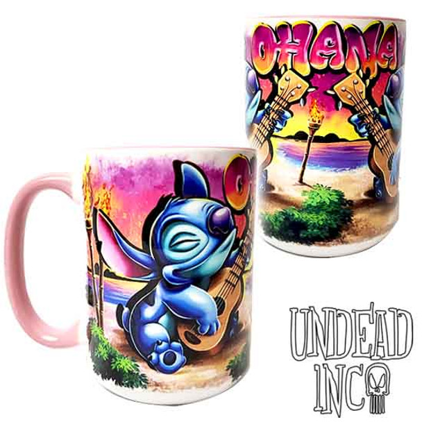 Stitch Ohana Sunset Undead Inc Mug