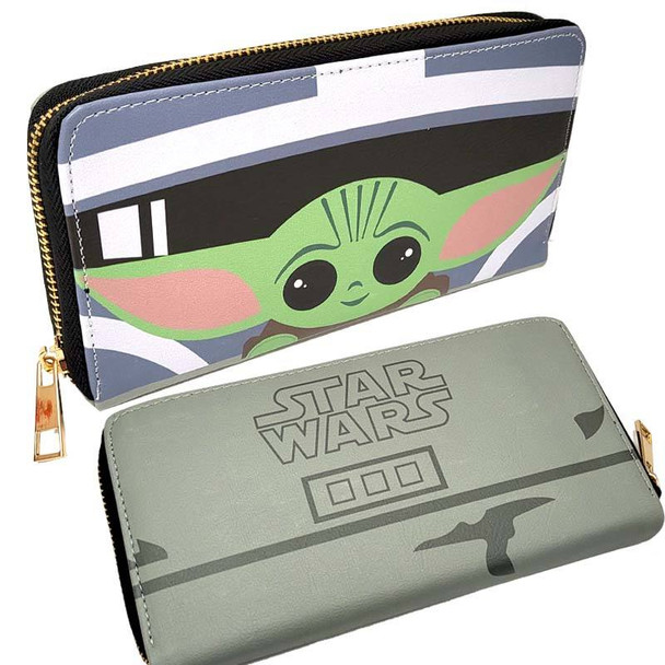 Mandalorian Grogu The Child Long Line Wallet Purse