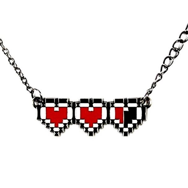 Zelda Life Hearts Necklace