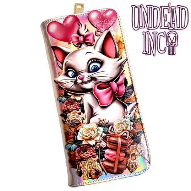 Aristocats Marie Paris Undead Inc Hologram Long Line Wallet Purse