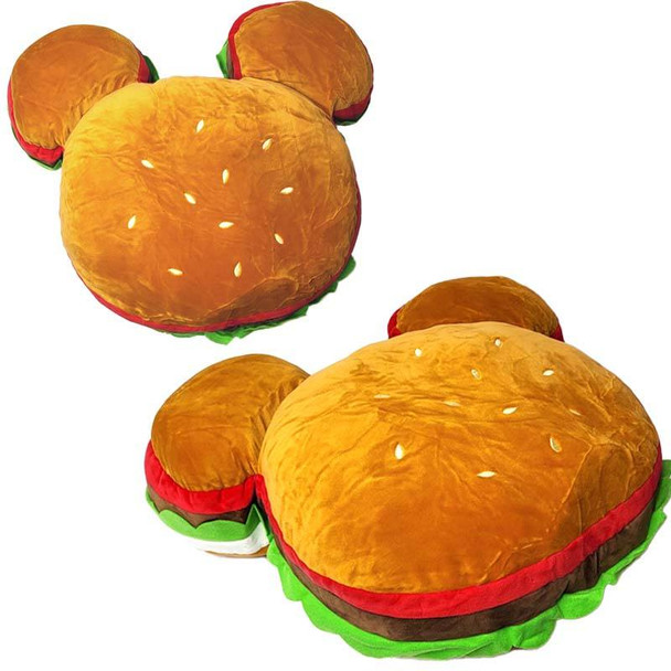 Mickey Burger Large Plush Cushion