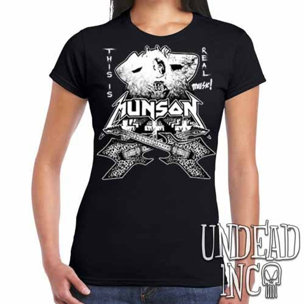 Stranger Things Munson This Is Real Music - Ladies T Shirt