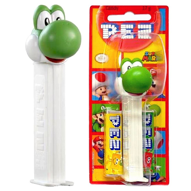 Super Mario Yoshi PEZ Dispenser & Candy