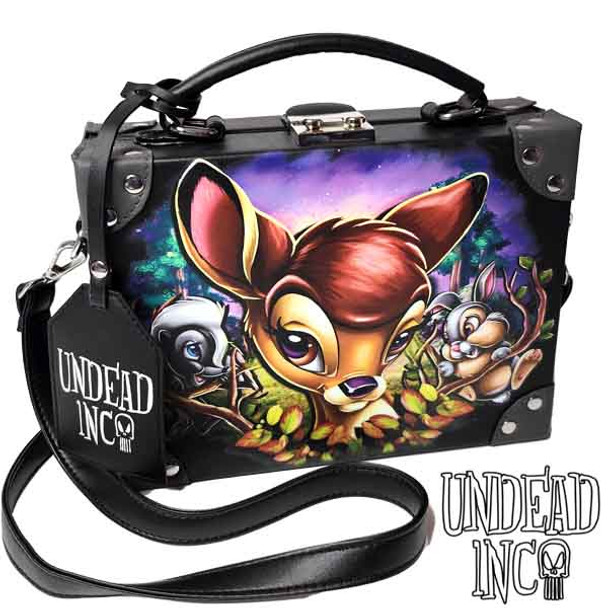 Bambi Woodlands Undead Inc Trunk Shoulder / Crossbody Bag