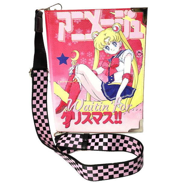 Sailor Moon Pink Book Crossbody Bag