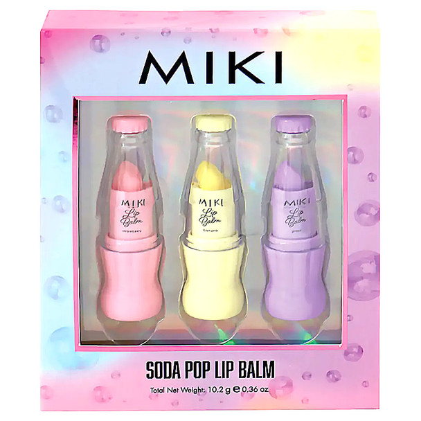 Soda Pop Flavored Lip Balm 3-Pack