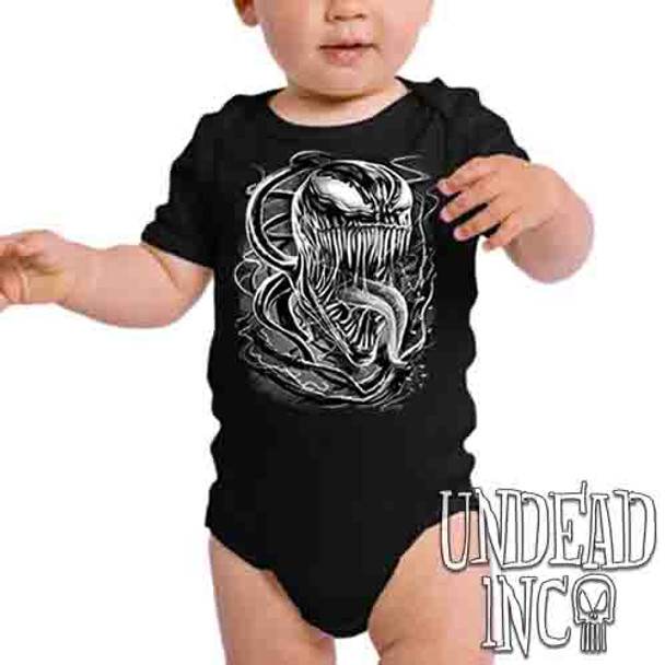 Venom Symbiote Black & Grey - Infant Onesie Romper