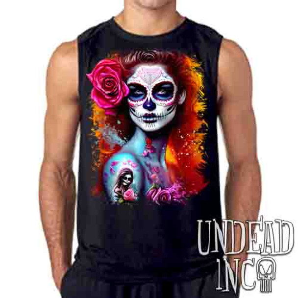 Day Of The Dead Woman  - Mens Sleeveless Shirt