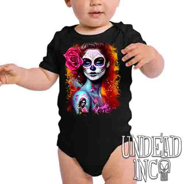 Day Of The Dead Woman - Infant Onesie Romper