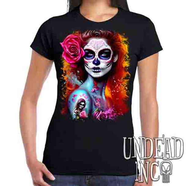 Day Of The Dead Woman - Ladies T Shirt