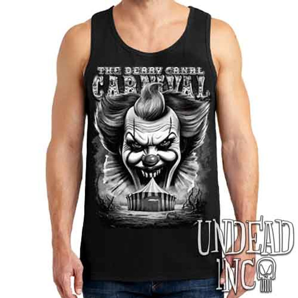 Derry Canal Carnival Black & Grey - Mens Tank Singlet