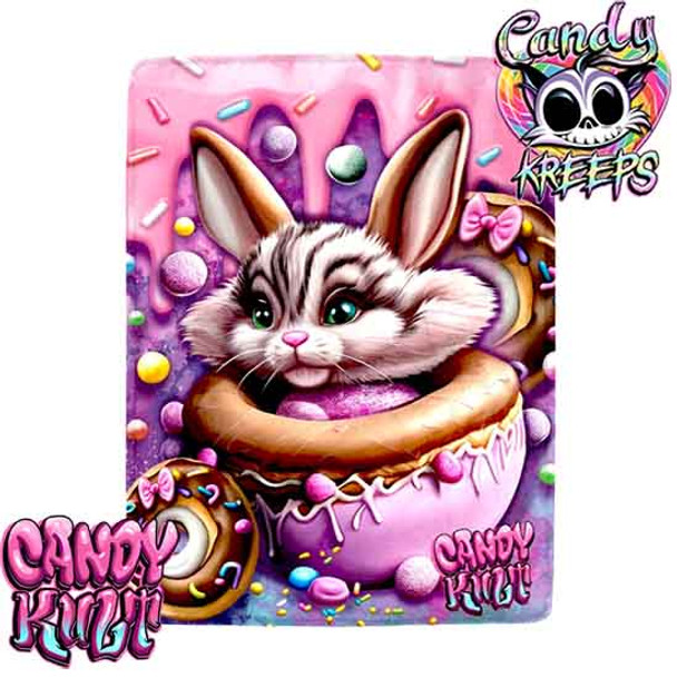 Sugar The Donut Bunny Candy Kreeps Micro Fleece Blanket