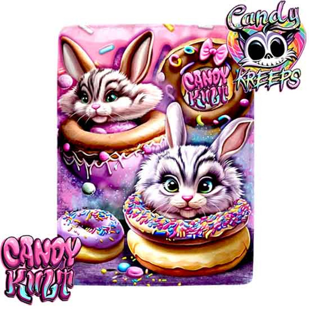Sugar & Fizz The Donut Bunnies Candy Kreeps Micro Fleece Blanket