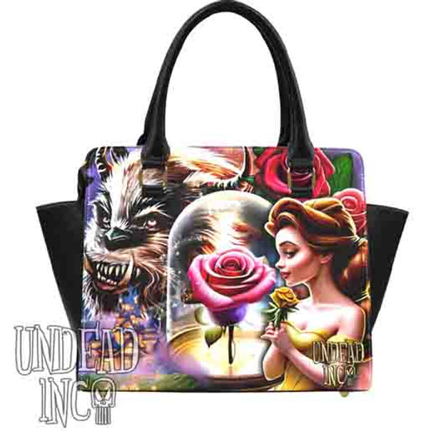 Beauty & The Beast Fairy Tale Magic Undead Inc PU Leather Shoulder / Hand Bag