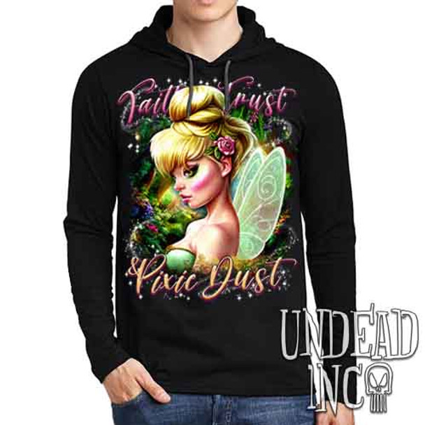 Tinkerbell Pixie Dust - Mens Long Sleeve Hooded Shirt