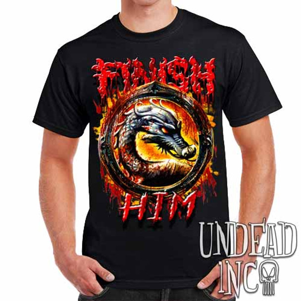 Mortal Kombat Finish Him - Mens T Shirt