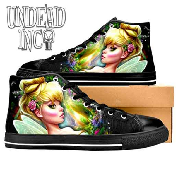 Tinkerbell Pixie Dust  Men’s Classic High Top Canvas Shoes