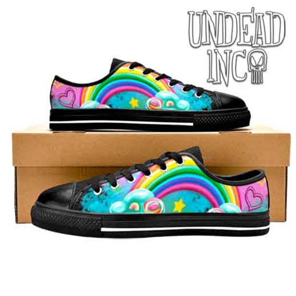 Rainbow Graffiti LADIES Canvas Shoes