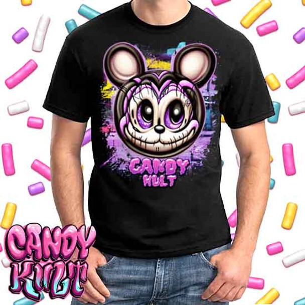 Graffiti Mouse Candy Toons - Mens T Shirt