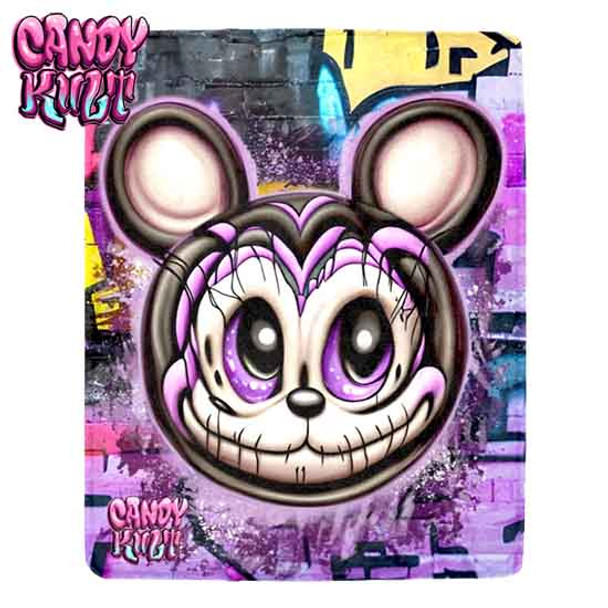 Graffiti Mouse Candy Toons Micro Fleece Blanket