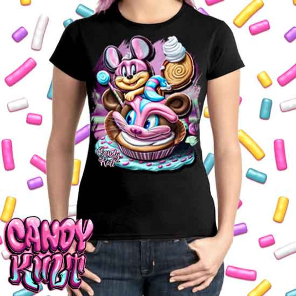 Cupcake Fundayz Candy Toons - Ladies T Shirt