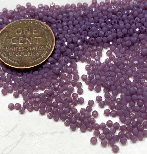 5000 2mm Cyclamen Opal Round (x48)