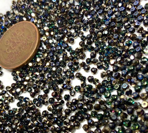 5000 2mm Crystal Bermuda Blue Round (x48)
