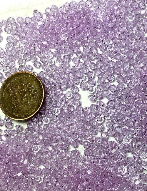 5328 3mm Violet Bicone (x48)