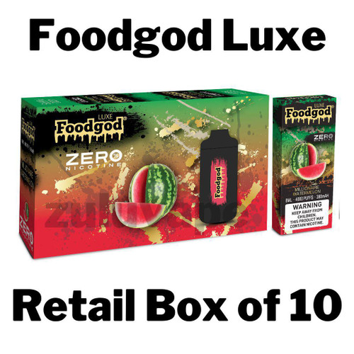 Foodgod Zero LUXE Retail Box of 10