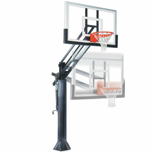 Force™ In Ground Adjustable Basketball Goal