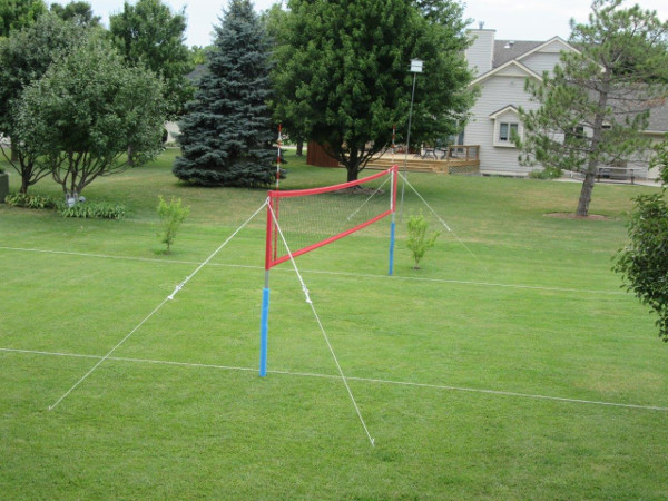 Apollo Backyard Volleyball Set Half Court Sports