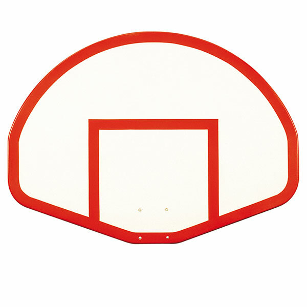 Gymnasium Fan-Shaped Fiberglass 39 x 54 in. Basketball Backboard FT275