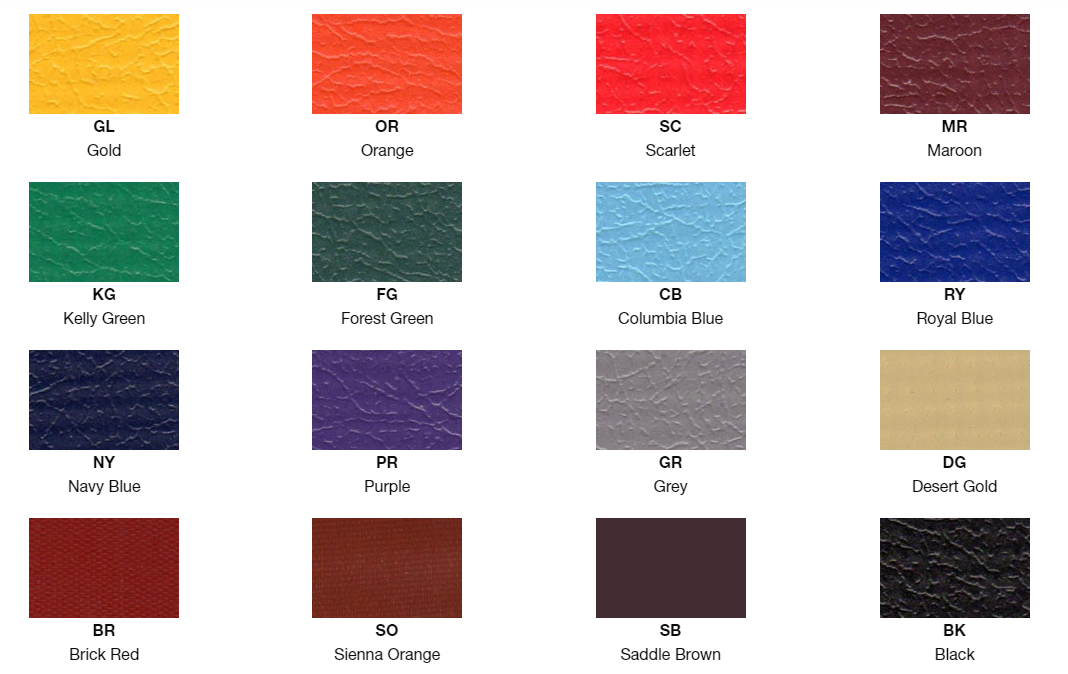 The First Team™ TuffGuard™ Competition Grade Basketball Backboard Padding FT72C is available in 16 school colors
 The First Team™ TuffGuard™ Competition Grade Basketball Backboard Padding FT72C is available in 16 school colors
