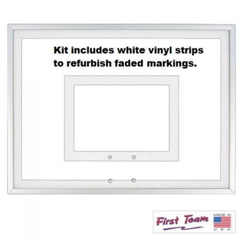 First Team™ Re-striping Kit for Acrylic for Backboards (Sizes 48", 54", 60", and 72")