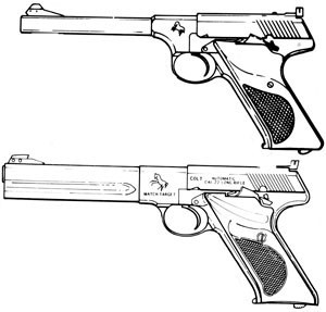 Colt Woodsman(Postwar), Challenger, Huntsman, Targetsman, Match