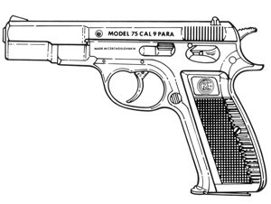CZ 75, 9MM, 10 Rd: - Triple K - Live Store