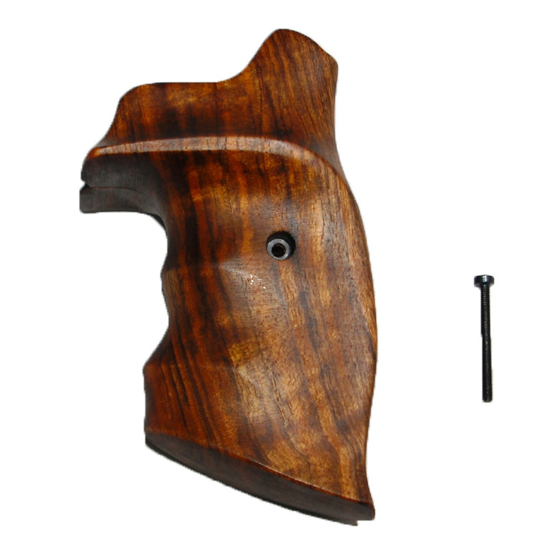 SMITH & WESSON K/L FRAME REVOLVER SQUARE BUTT TARGET MODELS WALNUT