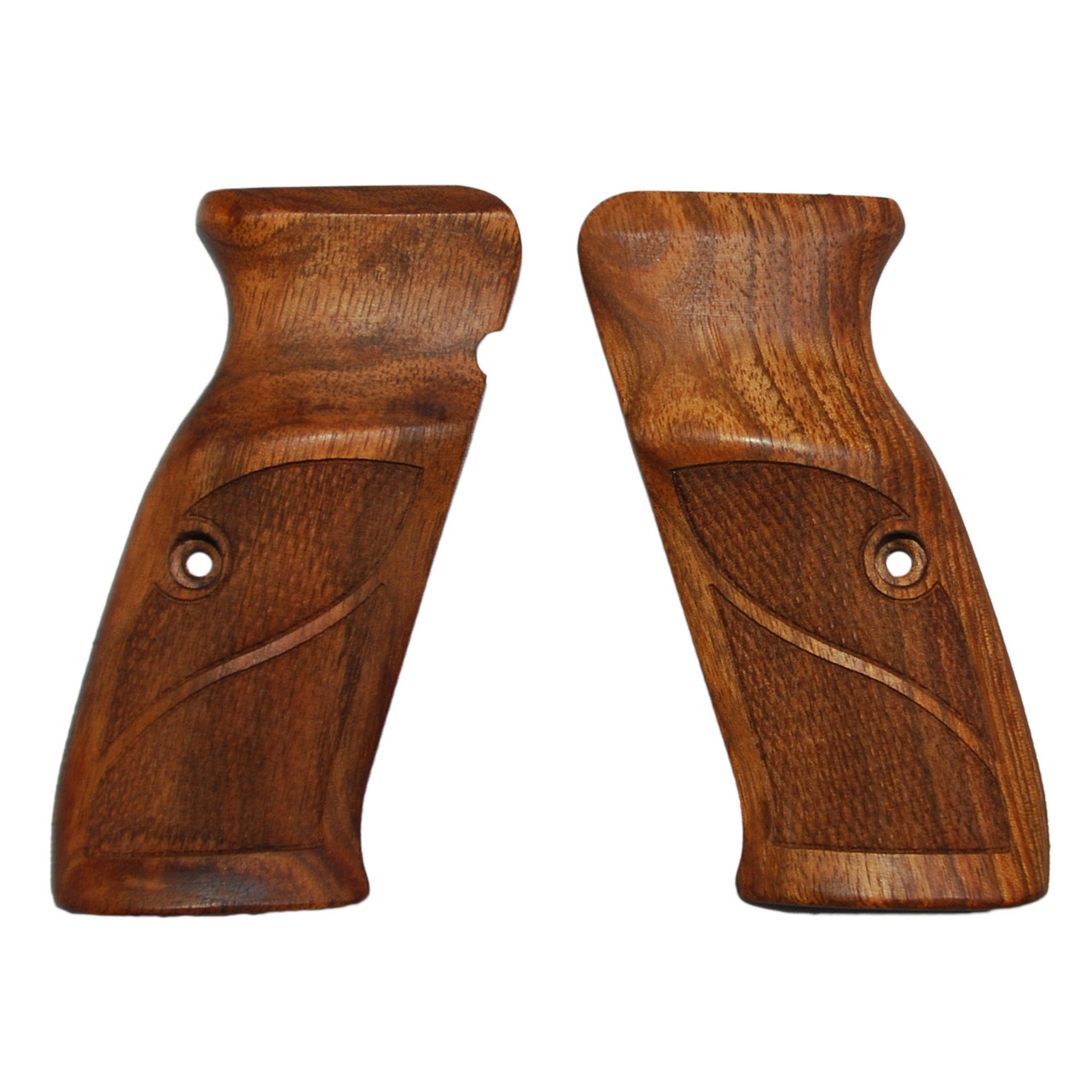 CZ MODEL 75 OR 85 WALNUT WOOD GRIPS ANATOMICAL DESIGN - Triple K
