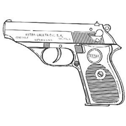 Astra Const. 5000 .22 LR, .32ACP, .380ACP Mag. Or Grips
