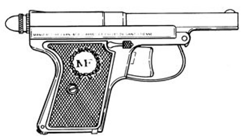 Le Francaise Policeman, .25ACP, 7 Rd Magazine Or Grips Le Francaise Policeman, .25ACP, 7 Rd Magazine Or Grips