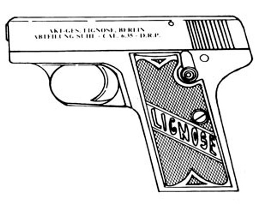 Lignose III, .25ACP, 9 Rd Magazine Or Grips Lignose III, .25ACP, 9 Rd Magazine Or Grips
