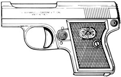 Bernardelli Model V.P, .25ACP, 5 Rd Magazine Or Grips