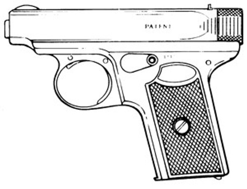 Sauer 1913 Old, .25ACP, 7 Rd Magazine Or Grips
