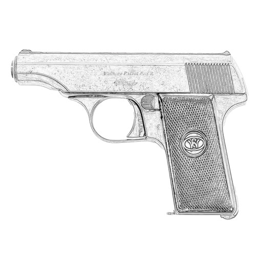 Walther Model 8, .25ACP, 7 Rd Magazine Or Grips Walther Model 8, .25ACP, 7 Rd Magazine Or Grips