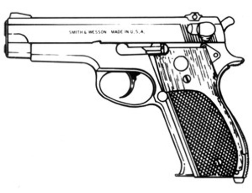 Smith And Wesson 39, 9MM, 10 Rd Magazine Or Grips Smith And Wesson 39, 9MM, 10 Rd Magazine Or Grips