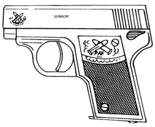 Paf Junior, .25ACP, 7 Rd Magazine Or Grips