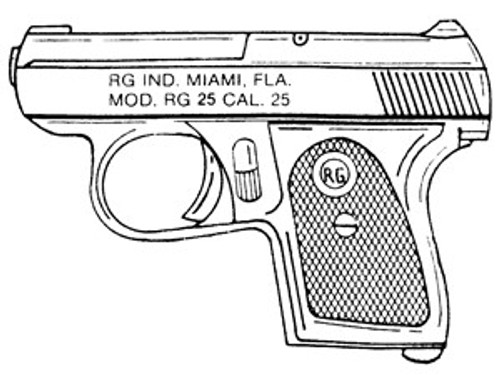 Rg 25, .25ACP, 6 Rd: