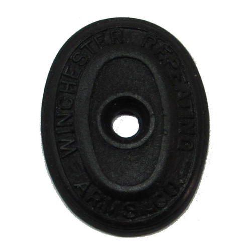 Winchester Grip Cap (1 3/4" X 1 9/32") E=Embossed Screw Winchester Grip Cap (1 3/4" X 1 9/32") E=Embossed Screw