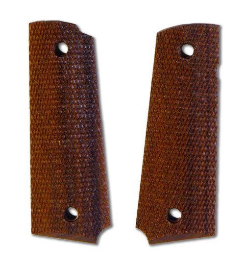 Colt 1911 Walnut Checkered Grips Colt 1911 Walnut Checkered Grips