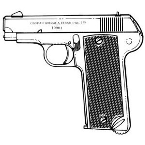 Arizaga, .32ACP, 8 Rd: Arizaga, .32ACP, 8 Rd: